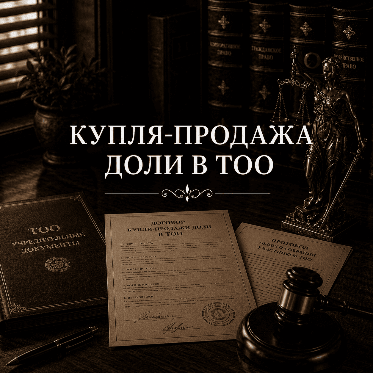 Купля-продажа доли в ТОО