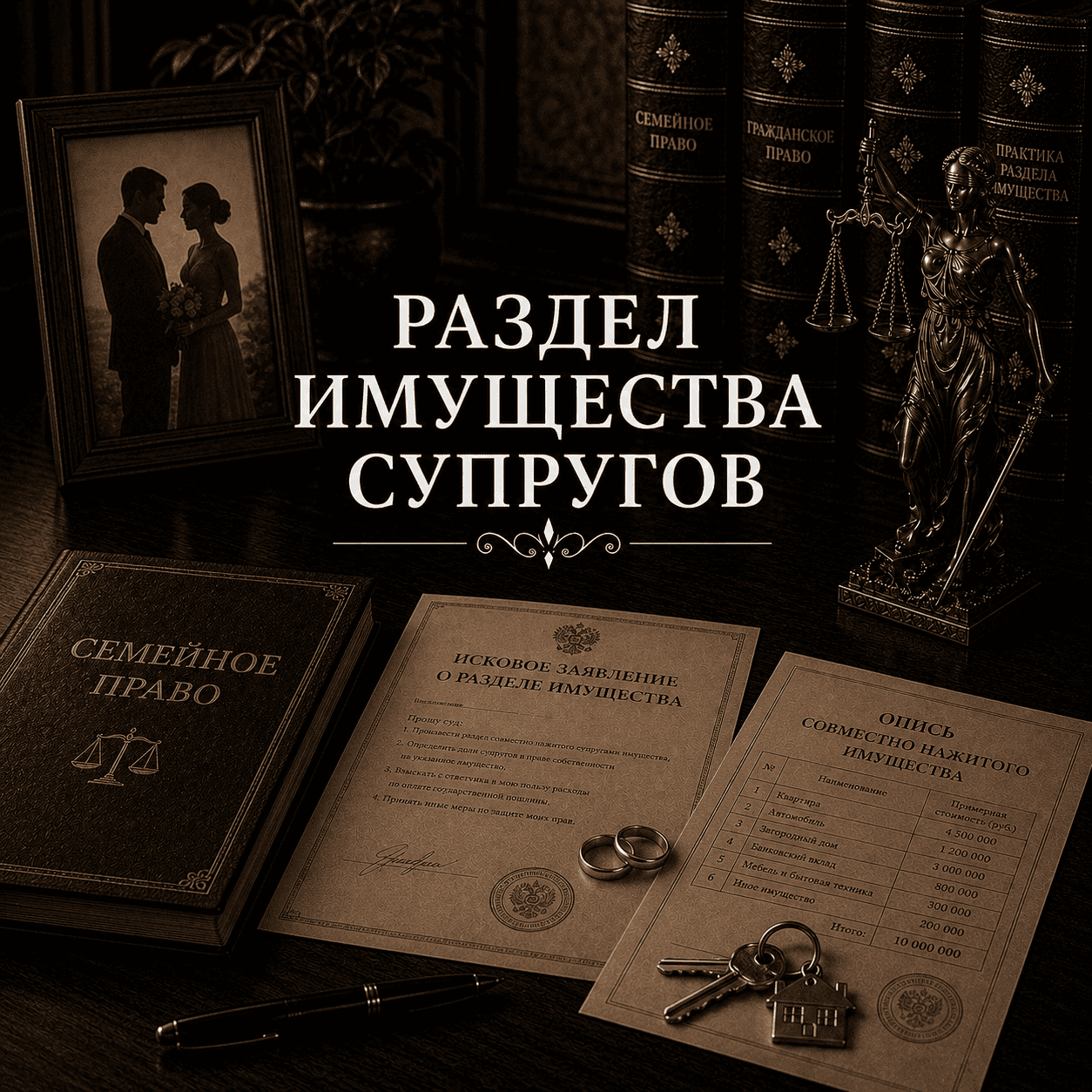 Раздел имущества супругов