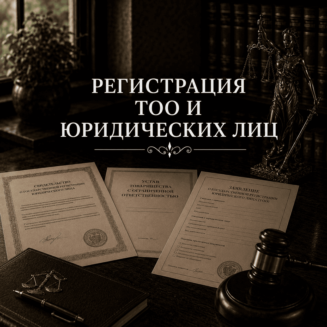 Регистрация ТОО и юридических лиц