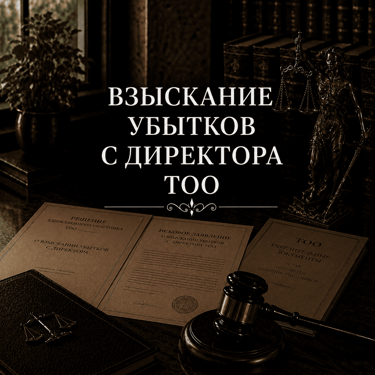 Взыскание убытков с директора ТОО