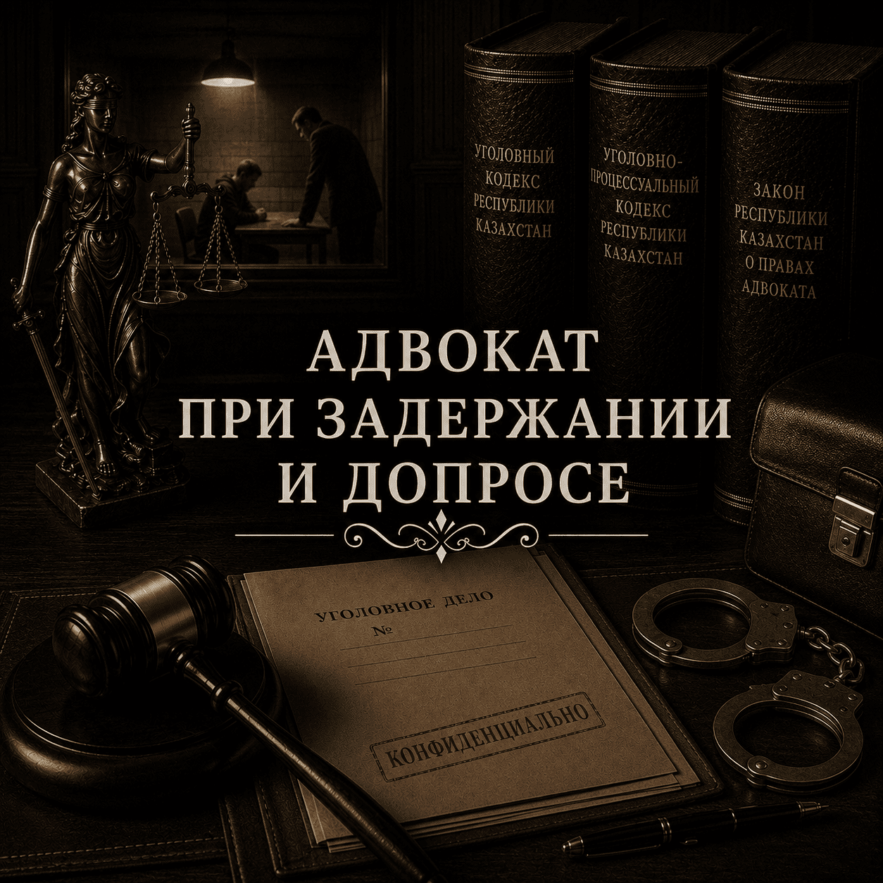 Адвокат при задержании и допросе