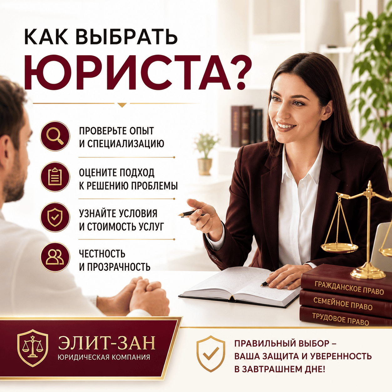 Как выбрать юриста